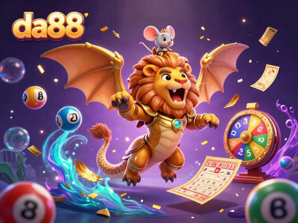 Engage with da88's vibrant casino experience filled with lottery and gaming elements.
