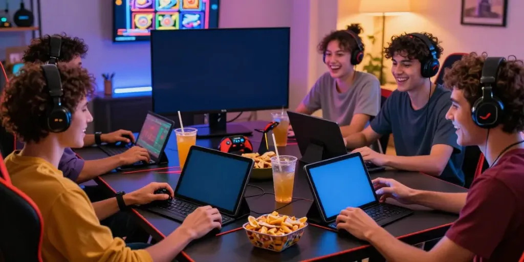 Tuan88 pengalaman bermain slot online dengan kelompok teman di rumah, penuh keceriaan
