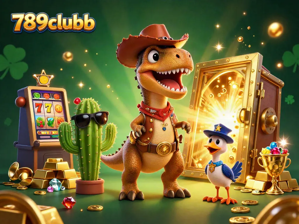 Play exciting games at 789clubb with vibrant characters in a rich casino environment.