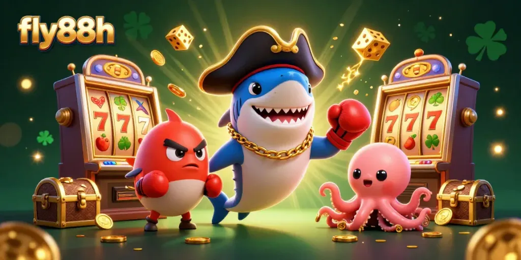 Spin the reels at fly88h for thrilling jackpot adventures with vibrant casino characters!