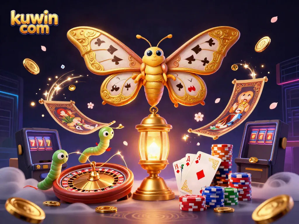Experience the thrill at kuwin com with vibrant casino games, golden coins, and engaging characters.