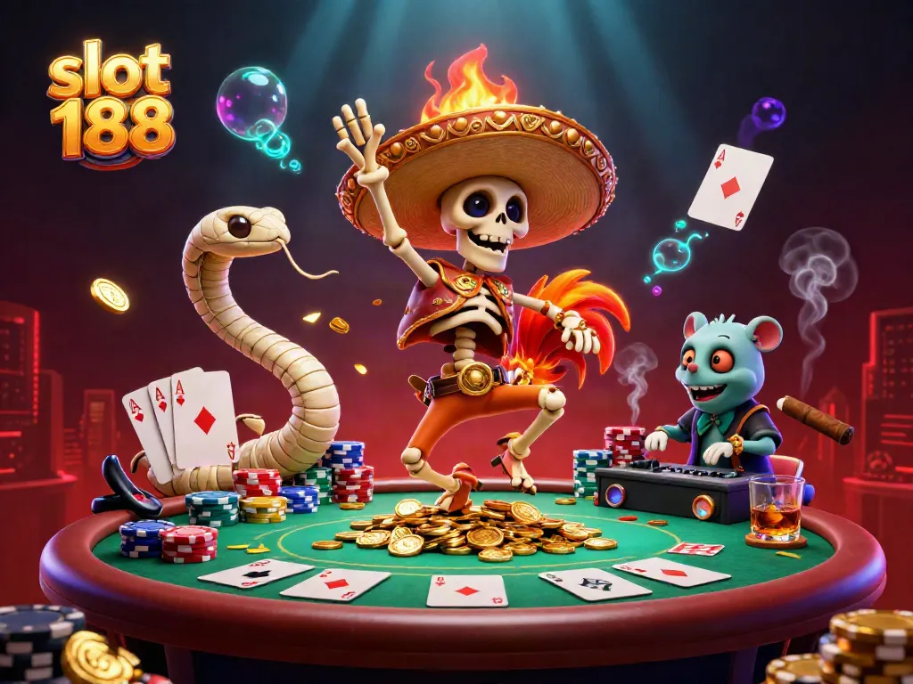 Mainkan slot 188 dan nikmati keberuntungan pada tumpukan koin emas!