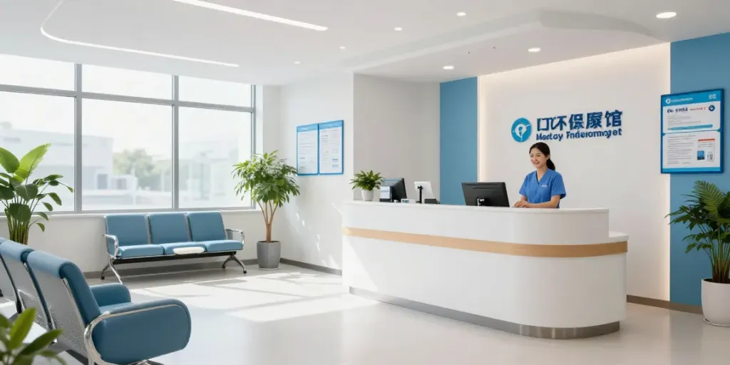 Situs toto healthcare services in a welcoming clinic environment, emphasizing patient care and trust.