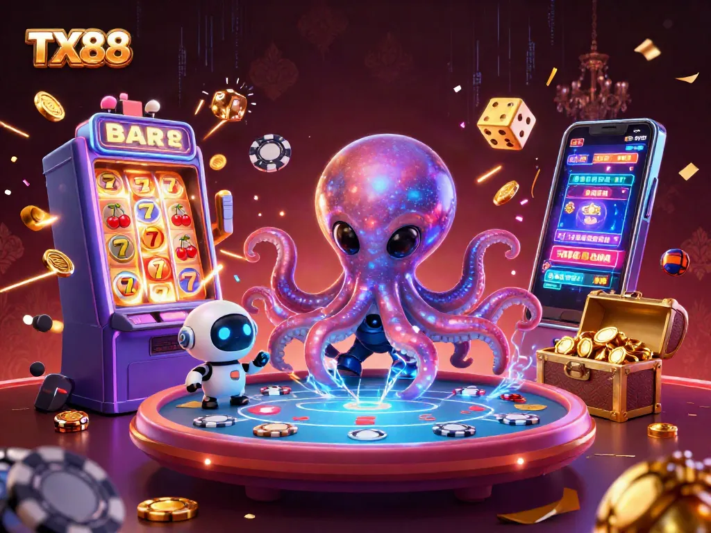 Engage with TX88's vibrant alien casino where fortune shines through colorful gaming adventures.