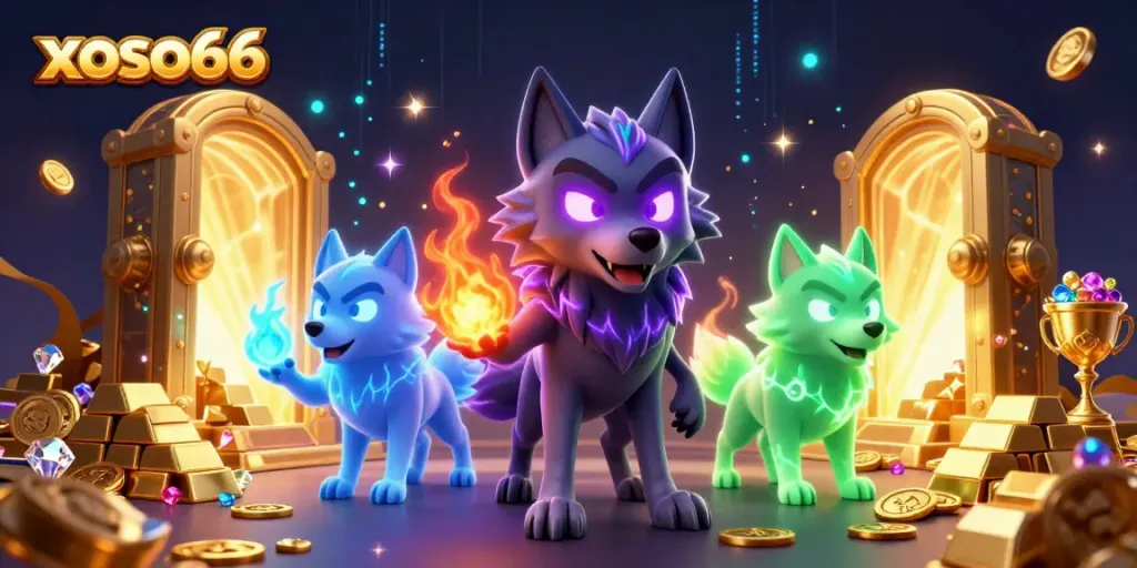 Engage in thrilling bets with xoso66's incredible winnings showcased amidst rich treasure.