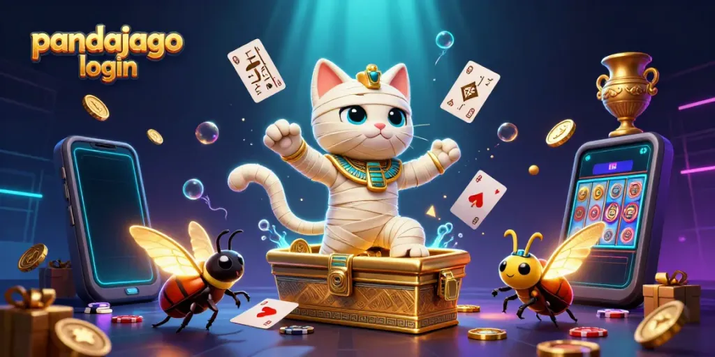 Temukan pandajago login dengan ilustrasi slot kasino yang mempesona dan karakter menarik.
