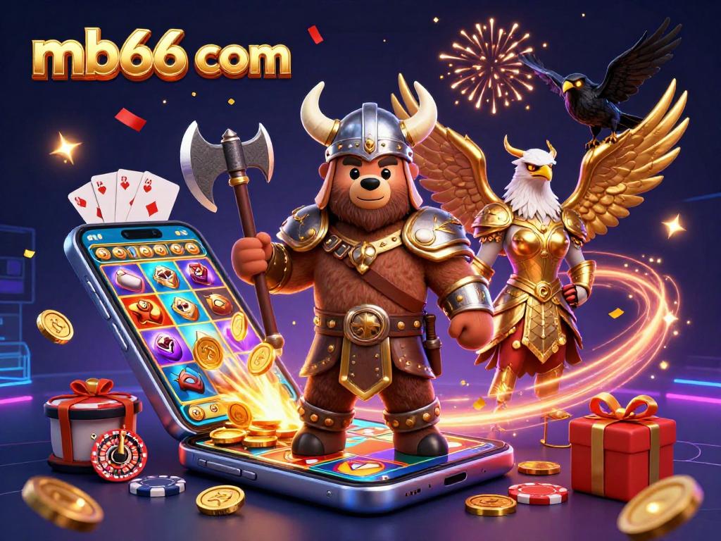 Spin and win at mb66 com with thrilling gaming adventures featuring vibrant characters and action-packed elements.